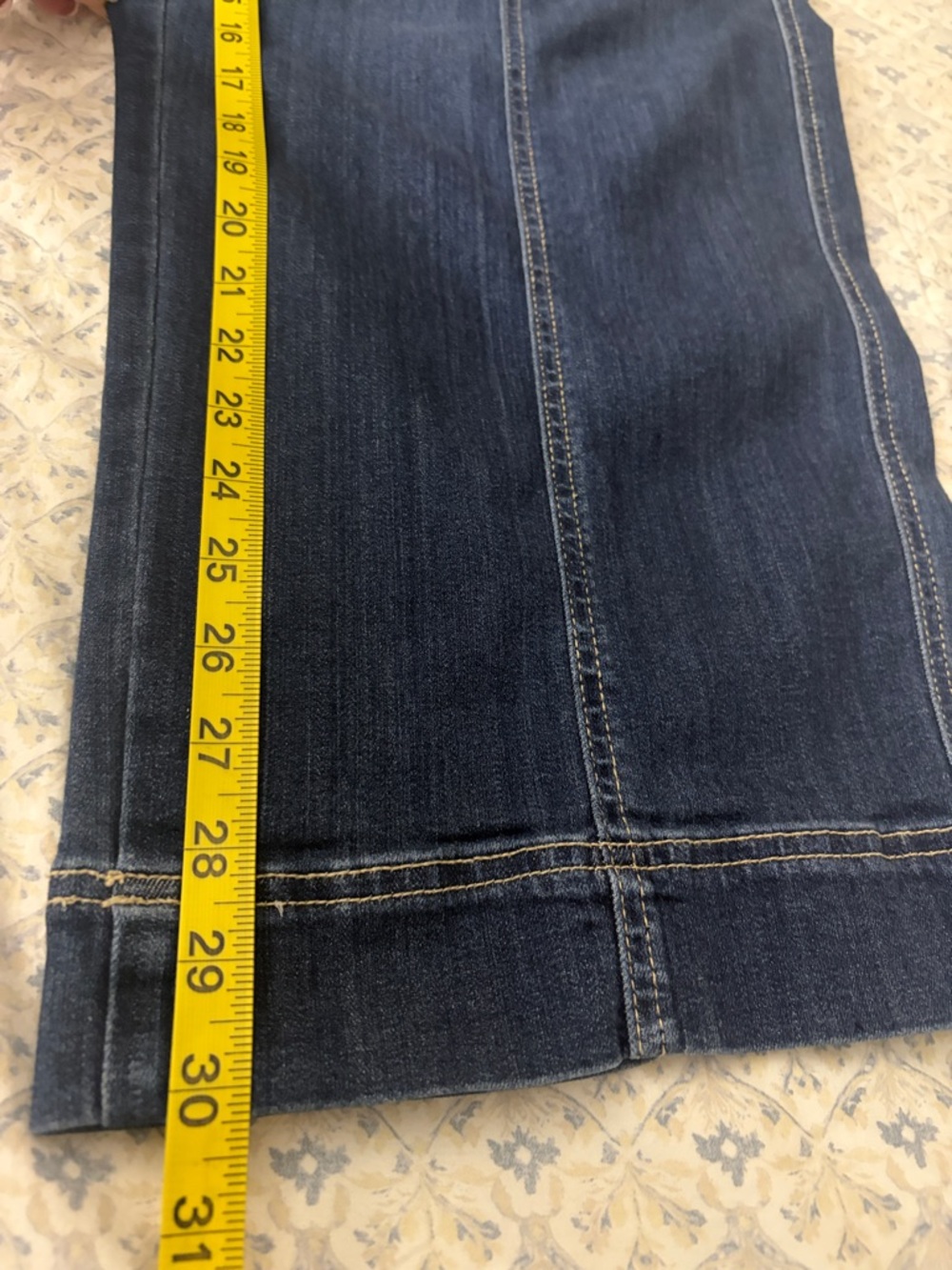 Chico’s Pull-On High-Rise Wide-Leg Jeans in Alora Indigo Dark Blue $119.50 - Picture 12 of 15